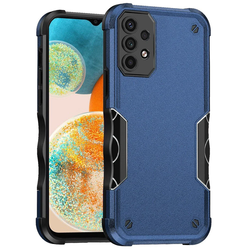 For Samsung A23 5G Exquisite Tough Shockproof Hybrid Case Cover - Blue Samsung Galaxy A23 5G Blue