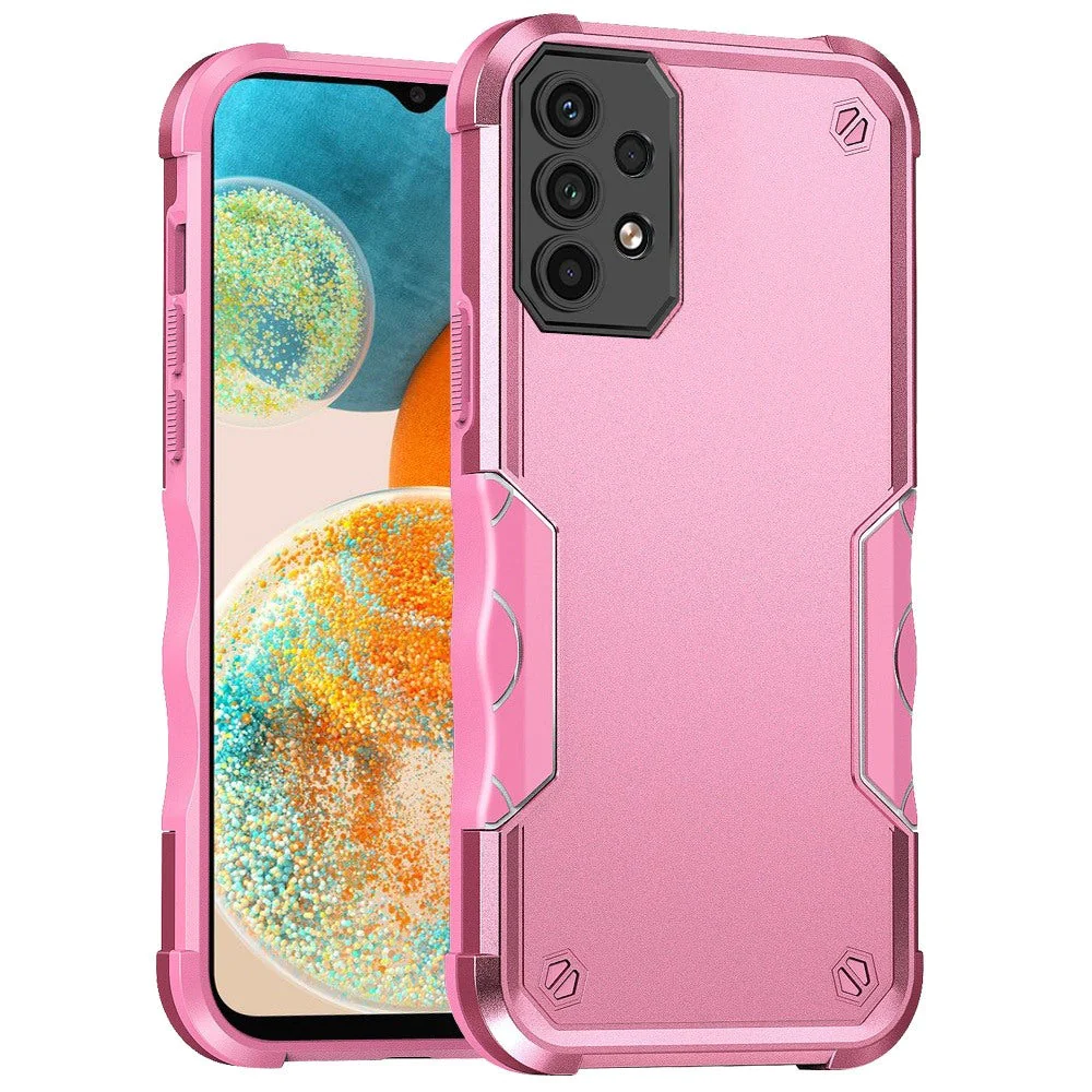 For Samsung A23 5G Exquisite Tough Shockproof Hybrid Case Cover - Pink Samsung Galaxy A23 5G (2022) Pink
