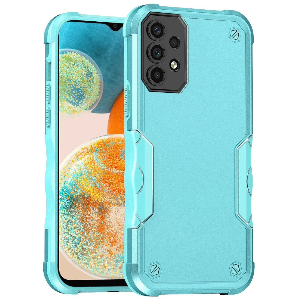For Samsung A23 5G Exquisite Tough Shockproof Hybrid Case Cover - Teal Samsung Galaxy A23 5G (2022) Teal