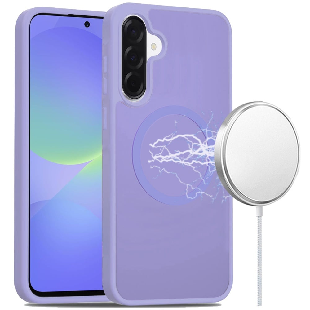 For Samsung Galaxy A37 / A36 [Magnetic Circle] Smooth Safe Matte Feel Hybrid Case
