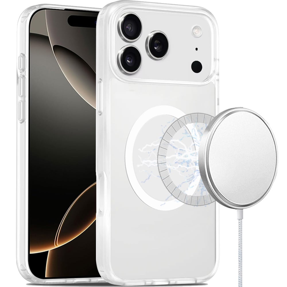 For iPhone 17 Pro Max [Magnetic Circle] Smooth Safe Matte Feel Hybrid Case