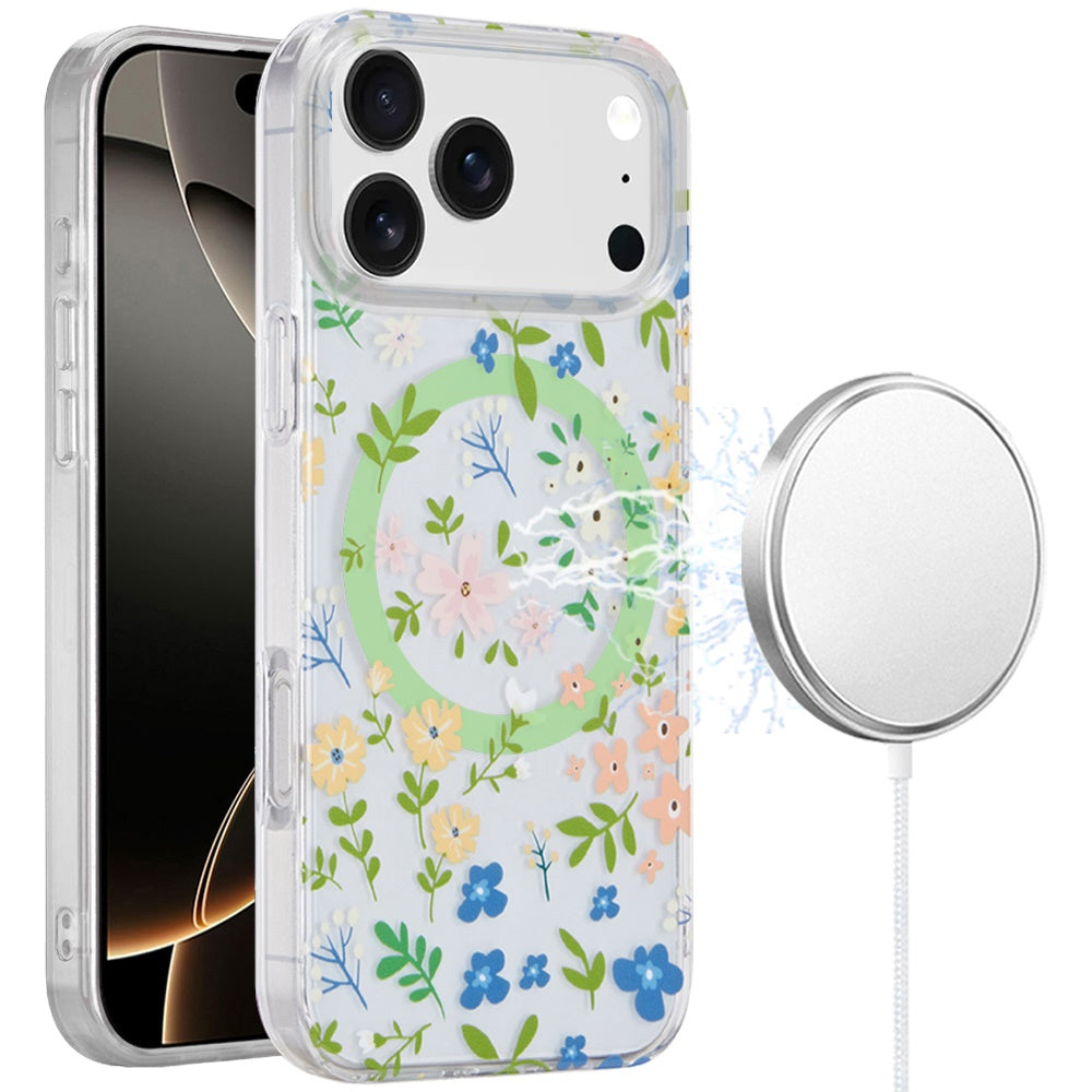 For iPhone 17 Pro Max [Magnetic] Double Layer Design IMD Case