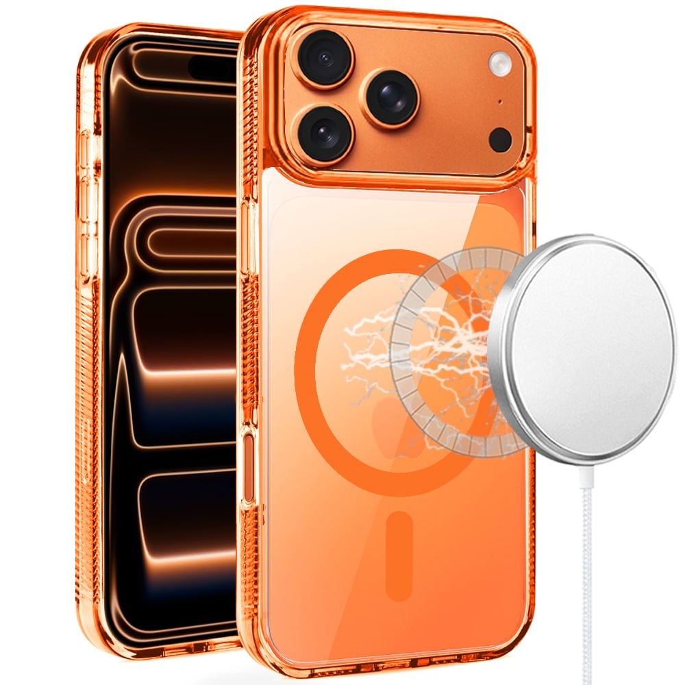For iPhone 17 Pro Max PURE Transparent [Magnetic Circle] High Quality Ultra Thick Hybrid