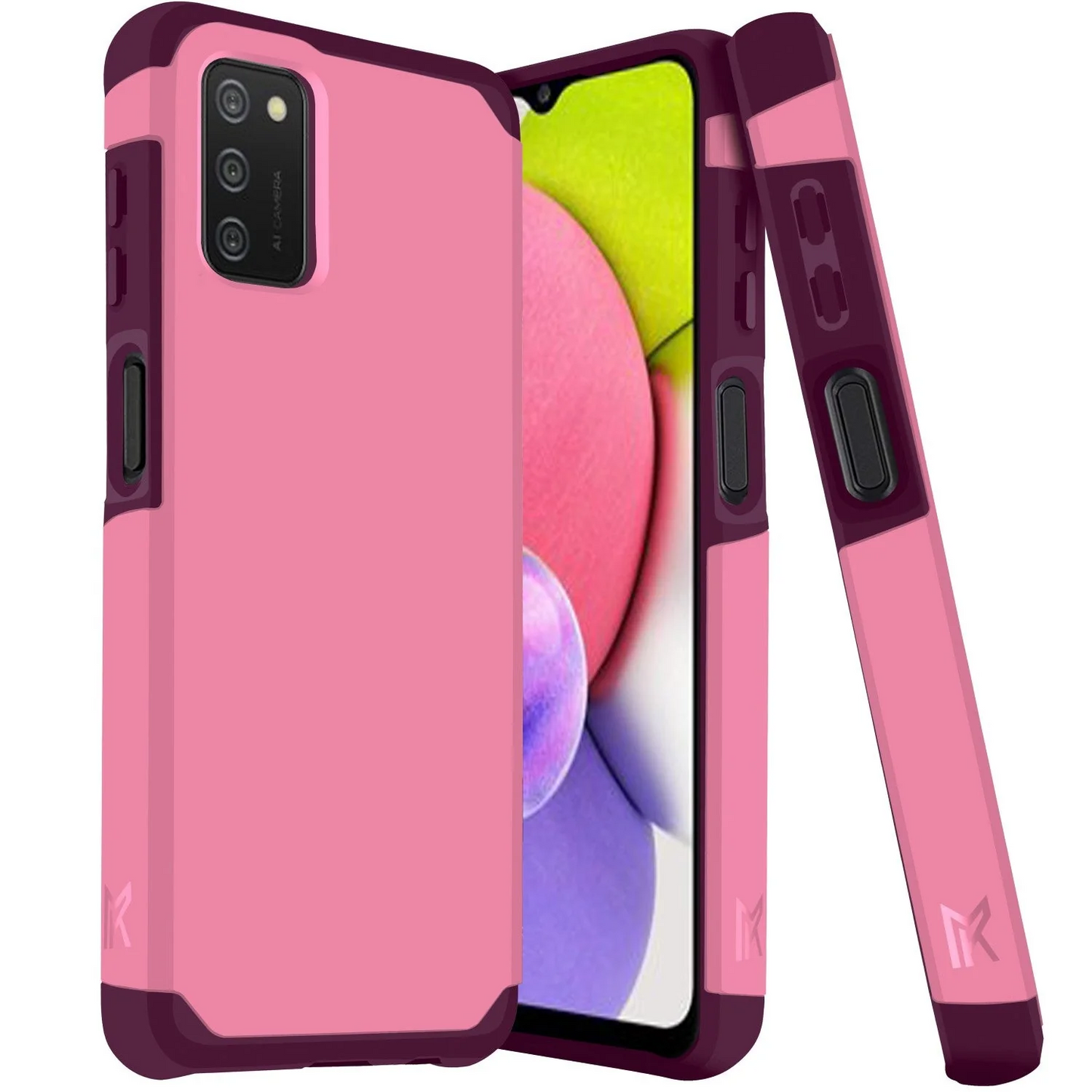 For Samsung Galaxy A03s MetKase Original ShockProof Case Cover - Fruity Wine Samsung Galaxy A03s Fruity Wine