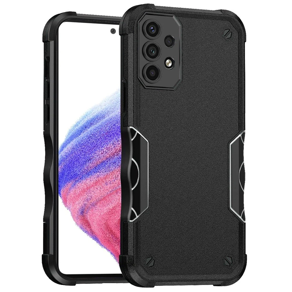 For Samsung A53 5G Exquisite Tough Shockproof Hybrid Case Cover - Black Samsung A53 5G Black