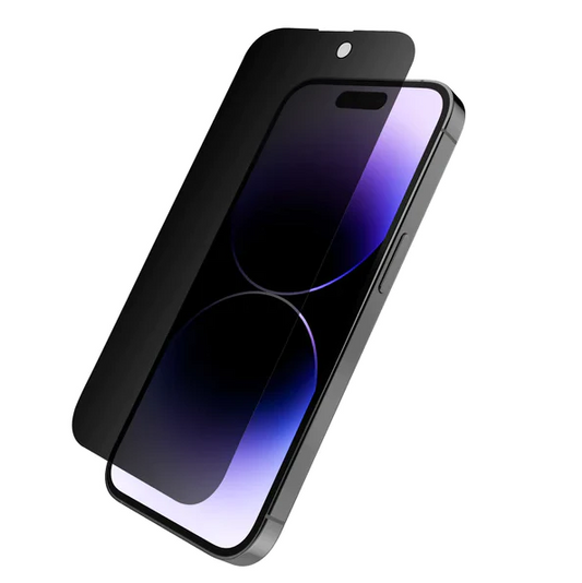 Zadikase Privacy Tempered Glass Screen Protector for iPhone 14 (6.1) - Black iPhone 14 (6.1) Black